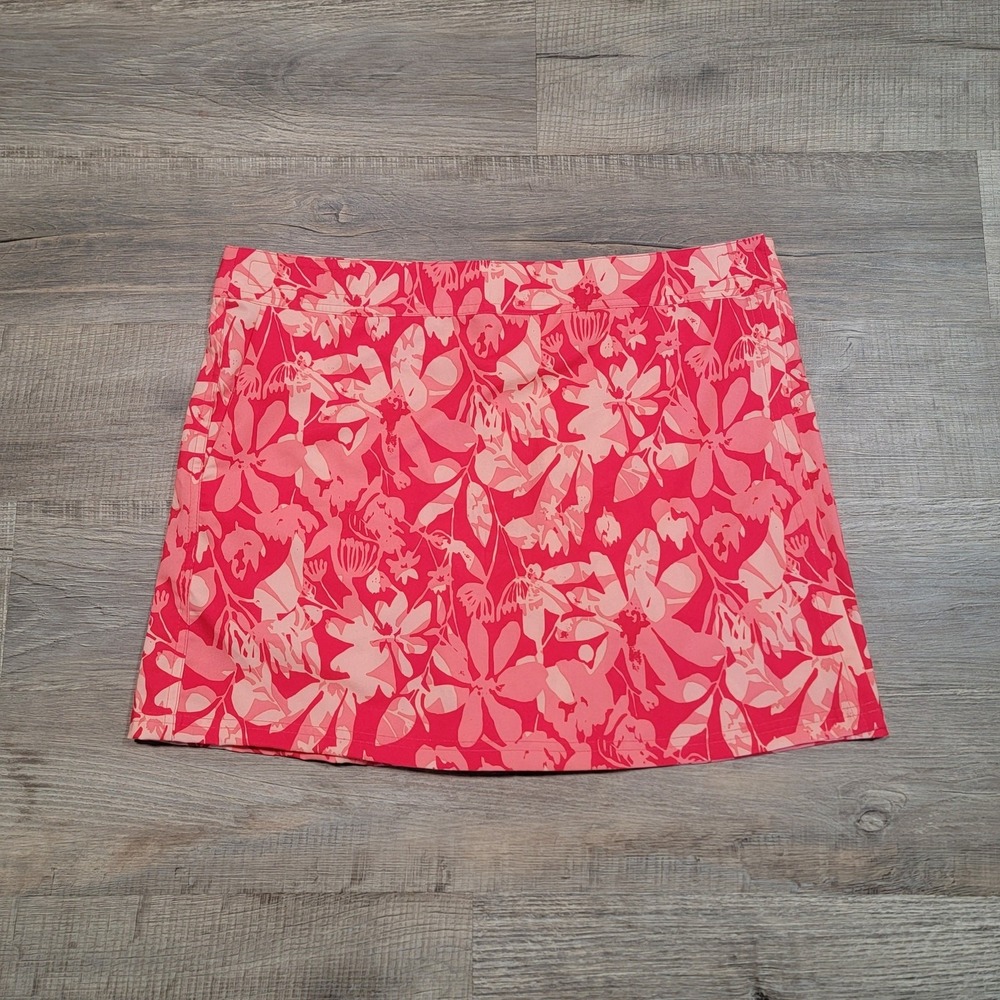 Rip Skirt Hawaii Wrap Swim Cover Up Size XL Pink Beach Tropical Floral Pockets